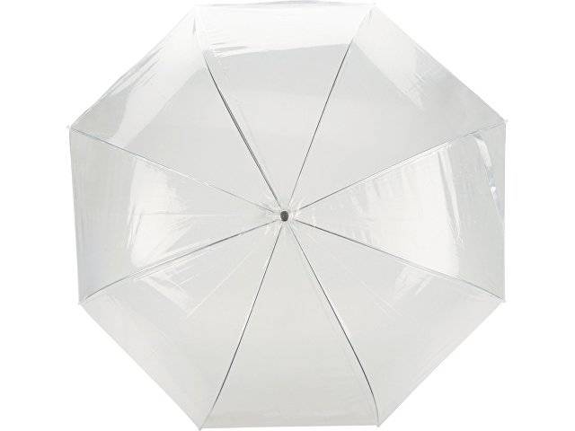 Прозрачный зонт 23" полуавтомат, прозрачный