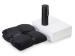 Подарочный набор с пледом, термосом "Cozy hygge" 2.0, черный