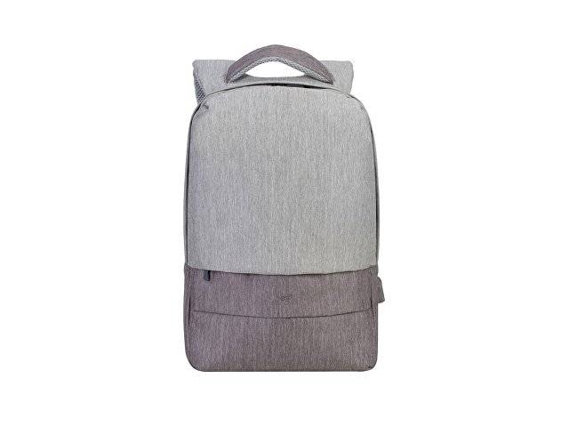 RIVACASE 7562 grey/mocha рюкзак для ноутбука 15.6", серый/кофейный