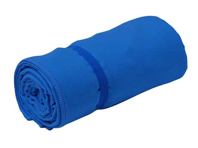 Легкое полотенце Gulpi  из микрофибры RPET с ремешком для складывания, 70*120 см, королевский синий