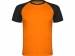 Спортивная футболка "Indianapolis" мужская, неоновый оранжевый/черный