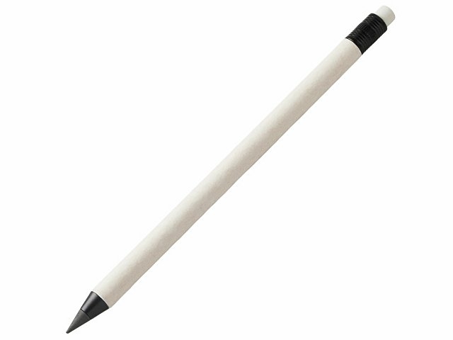 Вечный карандаш из тетра-паков с ластиком "Milkpen", молочный