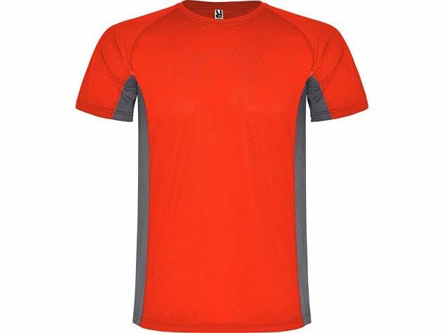 Спортивная футболка "Shanghai" мужская, красный/графитовый