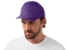 Бейсболка "Poly" 5-ти панельная 120гр, фиолетовый