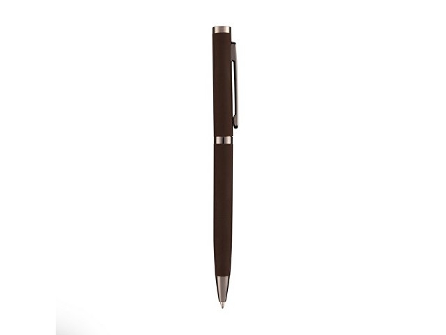 Ручка "Firenze" шариковая автоматическая софт-тач, коричневая