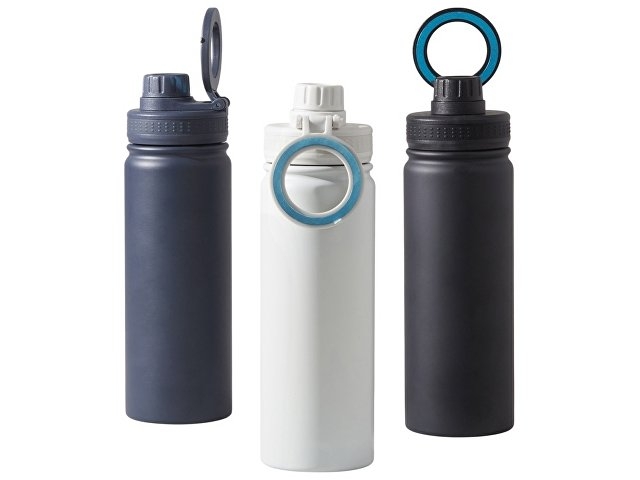 Вакуумная термобутылка с magsafe-держателем "INSIDER", 600 мл, синий