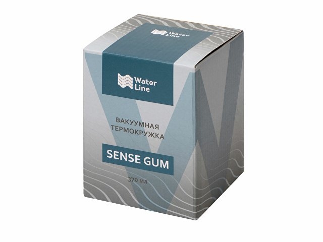 Термокружка Sense Gum, soft-touch, непротекаемая крышка, 370мл, зеленый