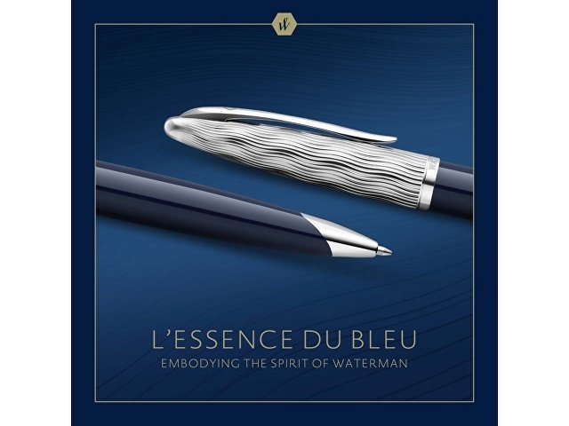 Шариковая ручка Waterman Carene22 SE deluxe Blue CT, стержень: M, цвет: Blue, в подарочной упаковке