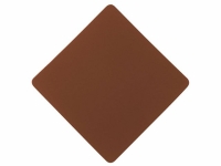 ПАТЧ РОМБ soft-touch (коричневый) 7,6 х 7,6 см