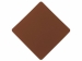ПАТЧ РОМБ soft-touch (коричневый) 7,6 х 7,6 см