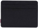Herschel Charlie держатель для карт с RFID-защитой из переработанного материала - сплошной черный