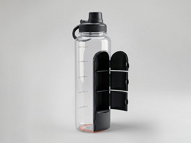 Бутылка для воды «Electrolyte», черный