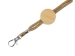 Ланъярд из бумаги с бамбуковой плашкой "Franklinia", натуральный
