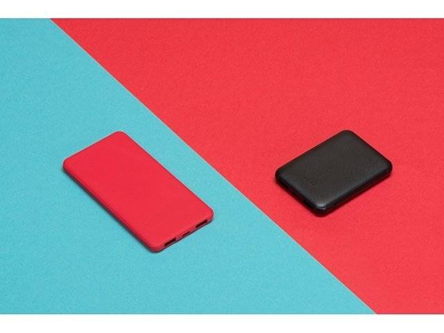 Портативное зарядное устройство «Reserve» с USB Type-C, 5000 mAh, красный