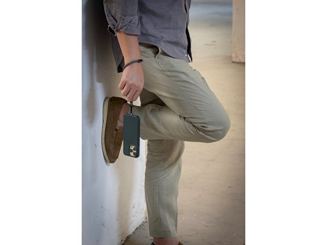 Ремешок-держатель для телефона на запястье «Lany Wristband Eco», серый