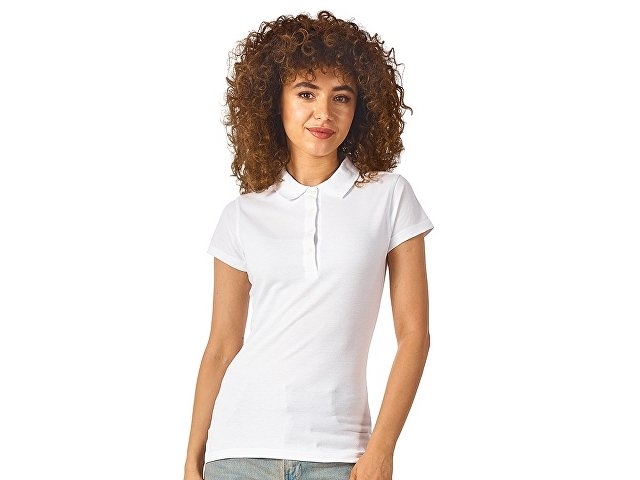 Рубашка-поло "First" женская белый
