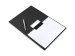 Планшет на магнитах с крышкой из экокожи "Favor", черный