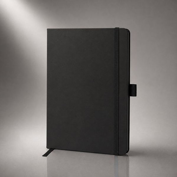 Блокнот "ColorNote Black", твердая обложка A5, 80 листов, черный
