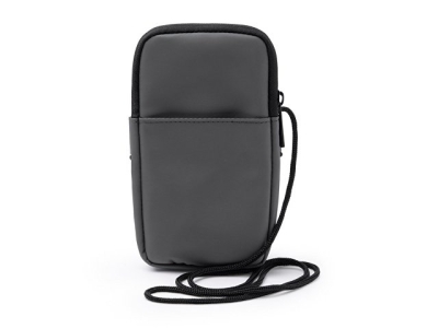 Сумка для мобильного телефона SEUL из экокожи, серый