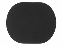 ПАТЧ ОВАЛ soft-touch (чёрный) 6,0 х 5,0 см