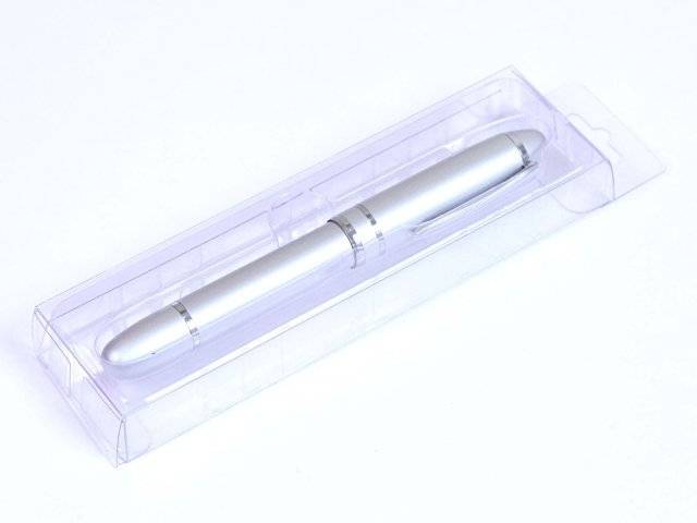 USB-флешка на 64 ГБ в виде ручки с мини чипом, серебро