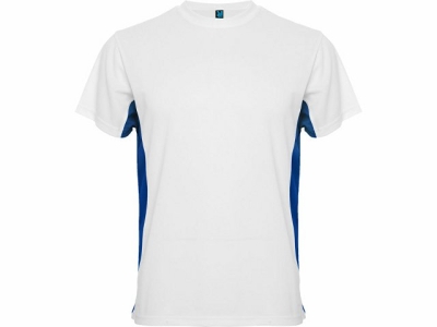 Спортивная футболка "Tokyo" мужская, белый/королевский синий