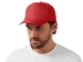 Бейсболка "Poly" 5-ти панельная 120 гр, красный