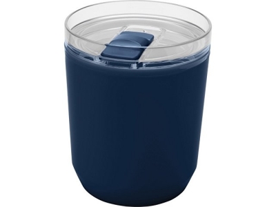 Hudson кружка из переработанного пластика с двойными стенками объемом 180 мл, темно-синий