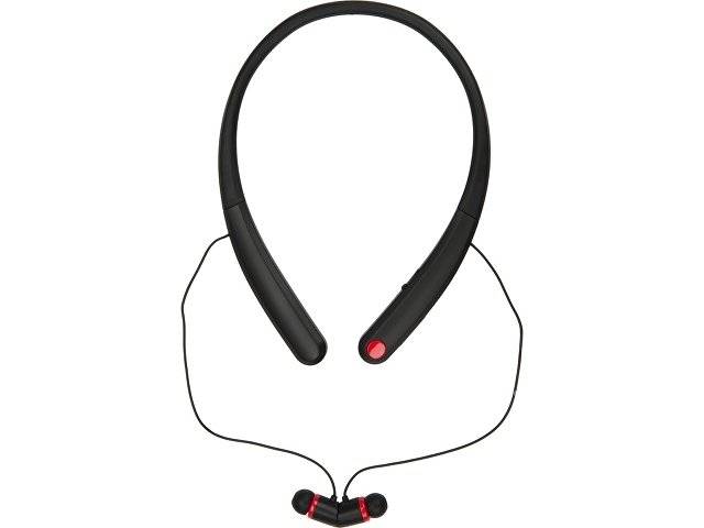 Беспроводные наушники с микрофоном «Soundway», черный/красный