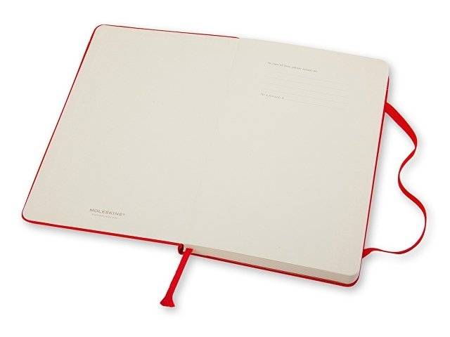 Записная книжка Moleskine Classic (в линейку) в твердой обложке, Pocket (9x14см), красный