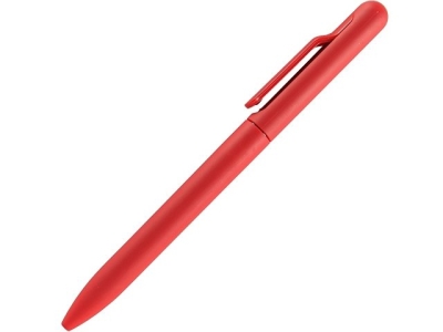 Ручка пластиковая шариковая FAMILY SOFIA, soft touch (Красный)