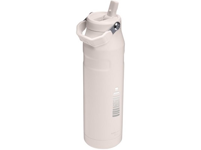 Бутылка для воды объемом 1,06 литра с откидной трубочкой Stanley IceFlow™ 2.0 - Light pink