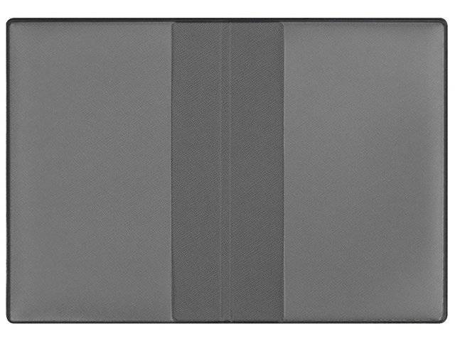 Классическая обложка для паспорта "Favor", зеленое яблоко/серая