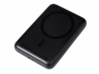 Магнитный внешний беспроводной аккумулятор «Polarix», QC/PD, 10000 мАч, черный