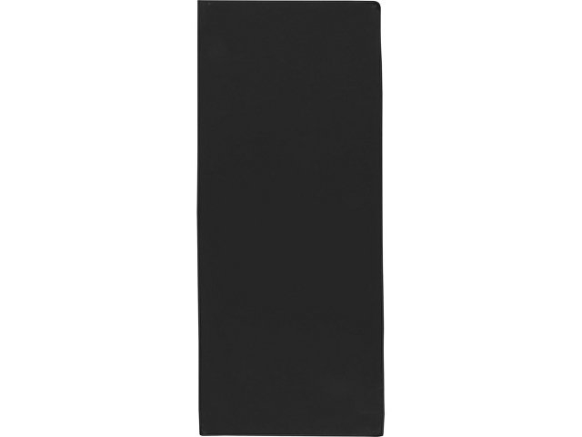 Lucas спортивное полотенце из переработанного полиэстера 30х80 см - сплошной черный