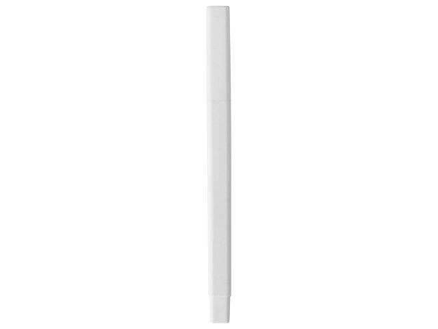 Ручка шариковая пластиковая "Quadro Soft", квадратный корпус с покрытием софт-тач, белый