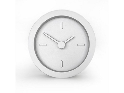 Часы настольные "Sparky" XXS, серебристые