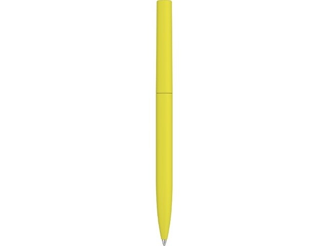 Шариковая ручка  "Bright F Gum" soft-touch, желтый