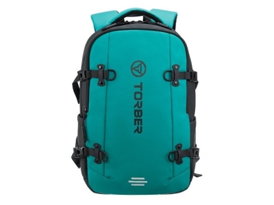 Рюкзак спортивный TORBER Xtreme 18", зелёный/чёрный, 31 х 12 х 46 см, 17л