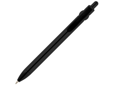 Fidget шариковая ручка из переработанной пластмассы - сплошной черный