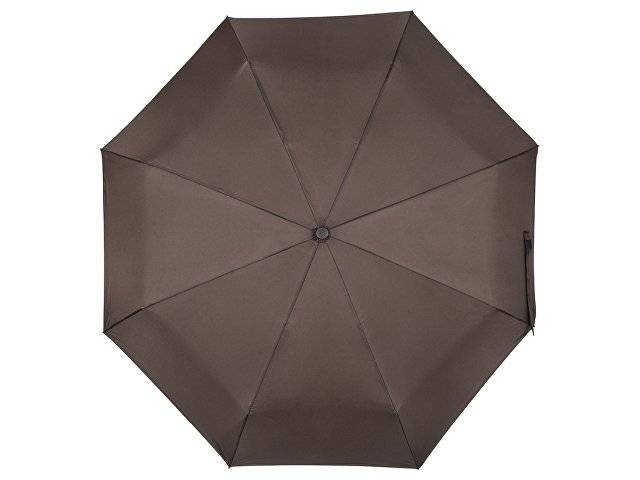 Зонт складной "Ontario", автоматический, 3 сложения, с чехлом, коричневый