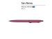 Ручка металлическая шариковая "San Remo", софт-тач, 1.0 мм, бордовый