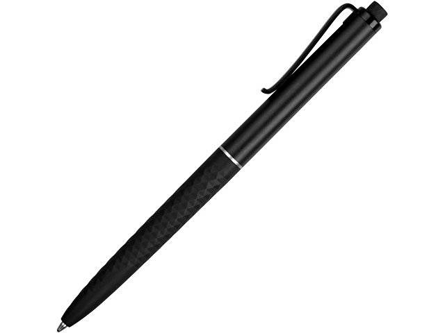 Ручка пластиковая soft-touch шариковая «Plane», черный