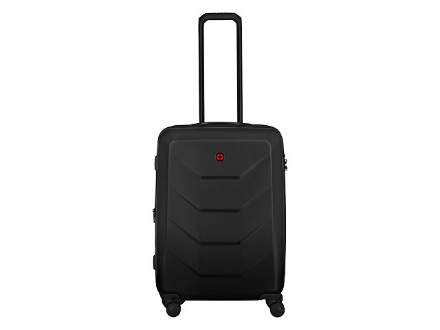 Чемодан WENGER Prymo, чёрный, средний, 45х65х26 см, 59 л, ABS+PC