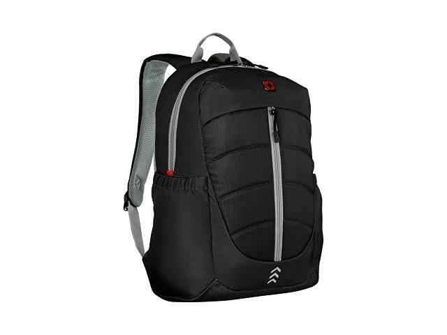Рюкзак WENGER Engyz 16", чёрный, 100% полиэстер, 33х20х46 см, 21 л
