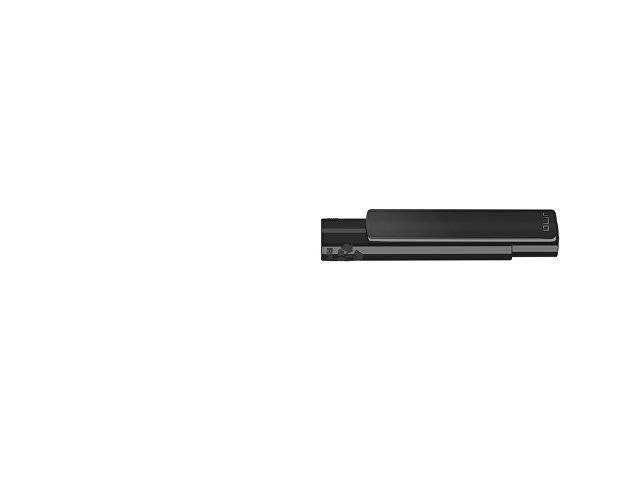 Капиллярная ручка в корпусе из переработанного материала rPET "RECYCLED PET PEN PRO FL», черный с салатовым