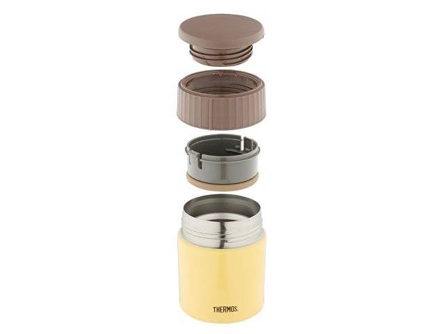 Термос из нерж. стали для еды тм THERMOS JBQ-400-BNN 0.4L, желтый