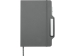 Nexus блокнот формата А5 в твердой обложке с ручкой и карандашом - Серый