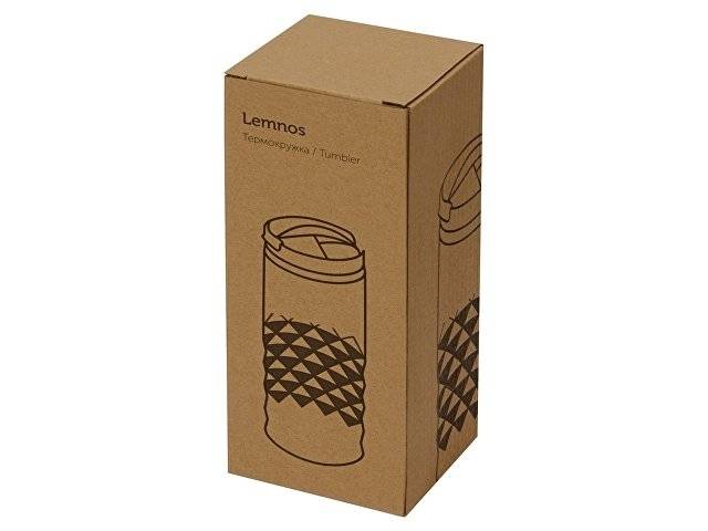 Термокружка "Lemnos" 350 мл, оранжевый