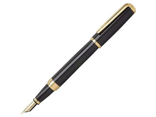 Перьевая ручка Waterman Exception, цвет: Slim Black GT, перо: F